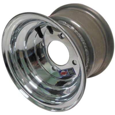 6 Inch Wheel Diameter, Aluminum, 8" Width, Polished